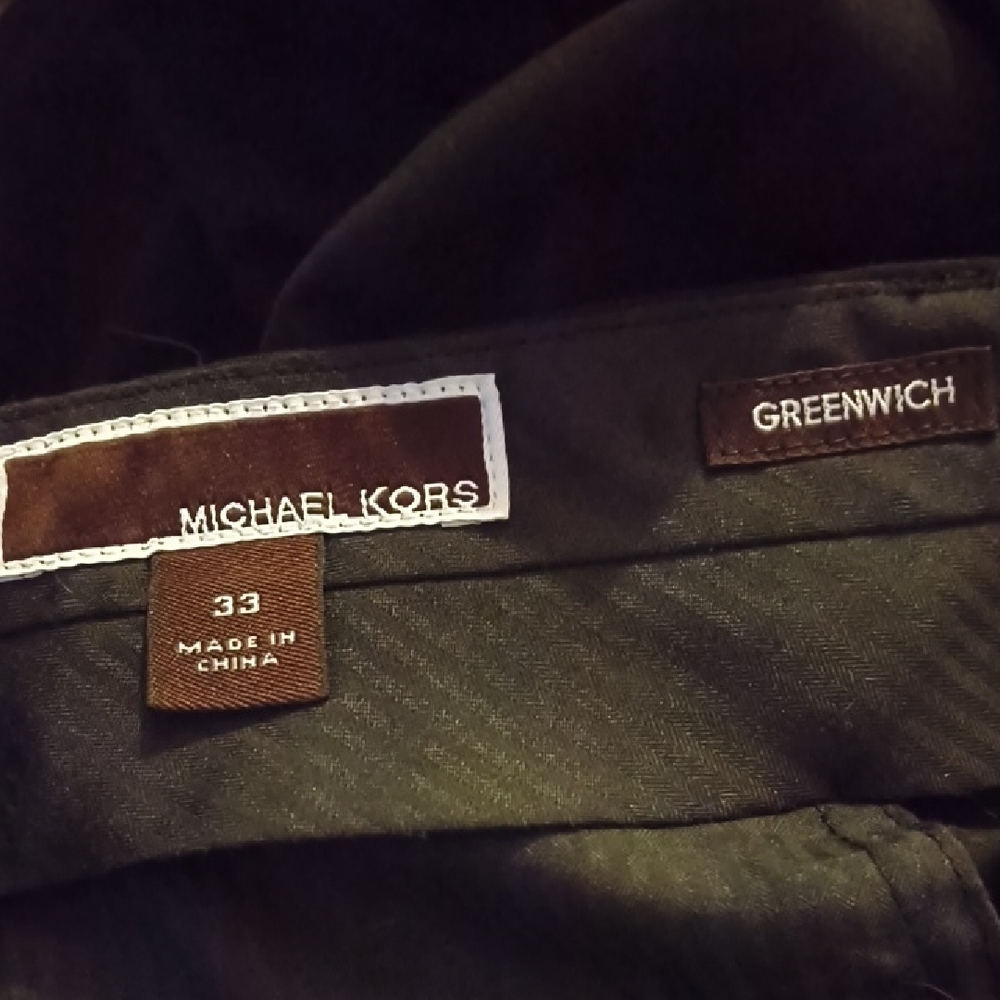 Michael Kors Greenwich Trousers in Olive